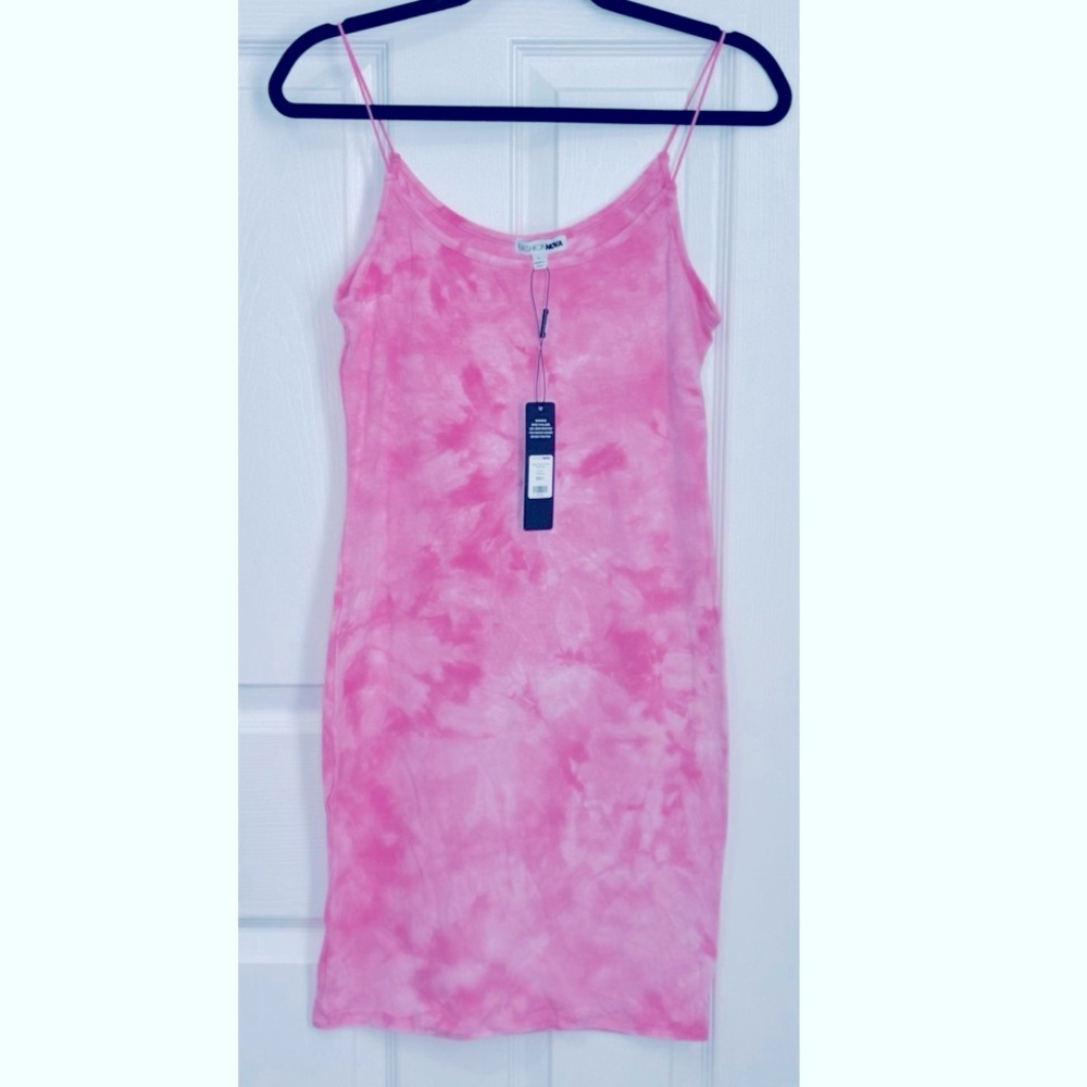 NWT Women’s Size Large Baby Pink Mini Dress